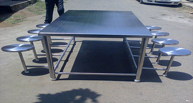 Best Kitchen Equipments Stainless Steel Dining Table Manufacturers