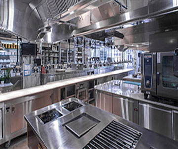 Commercial Kitchen Equipment Setup